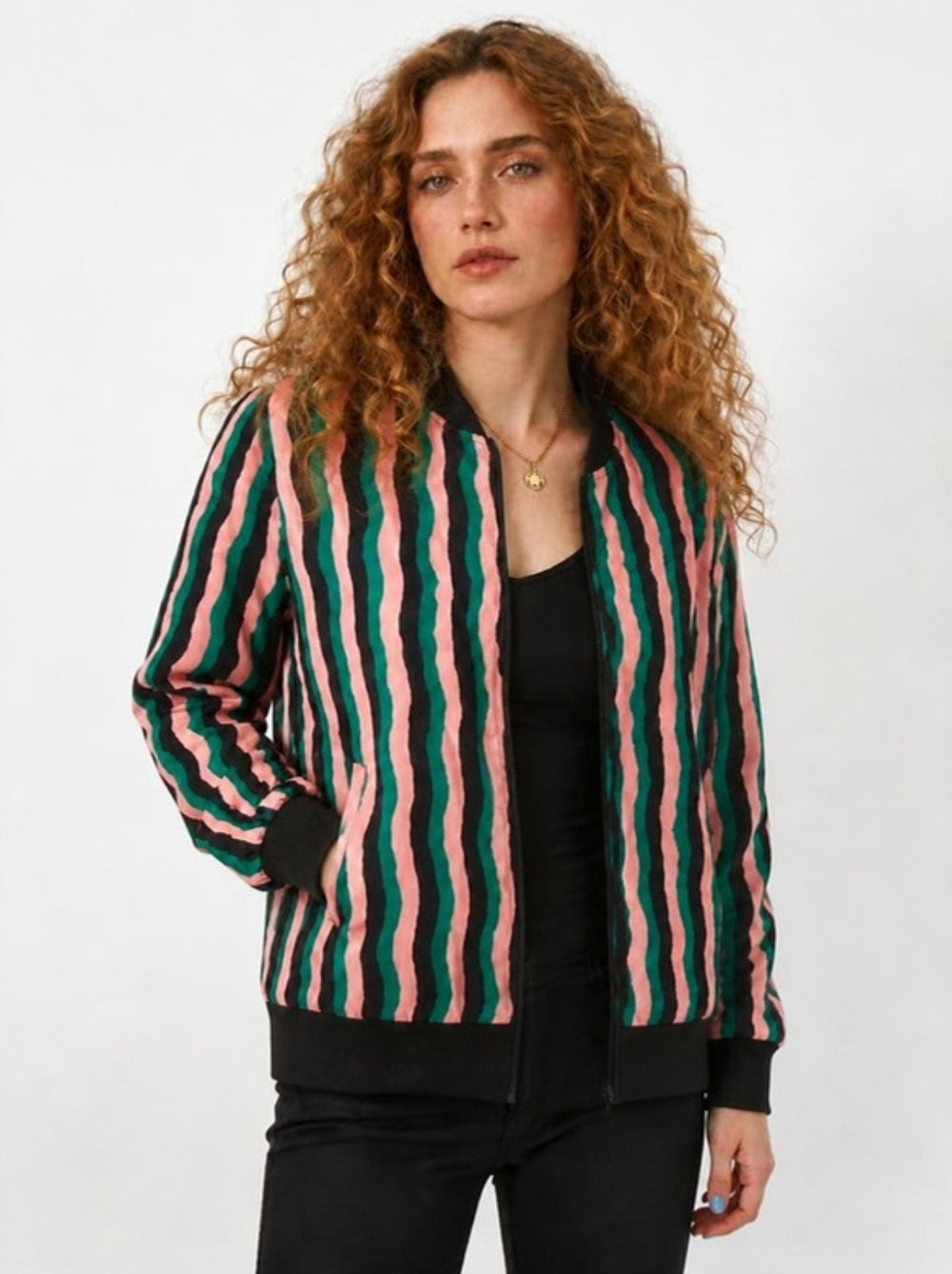 Bomber Sanastasia Rallas corte relajado