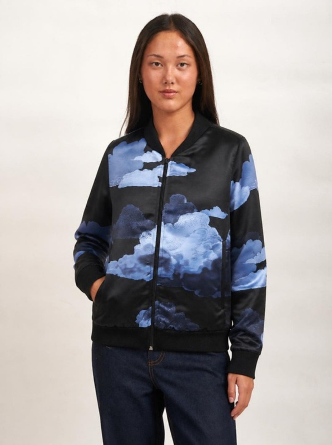 Bomber Alba Nubes corte relajado