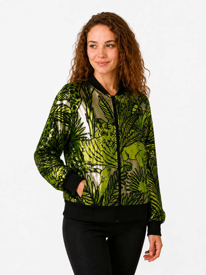 Chaqueta Bomber night Amarilla