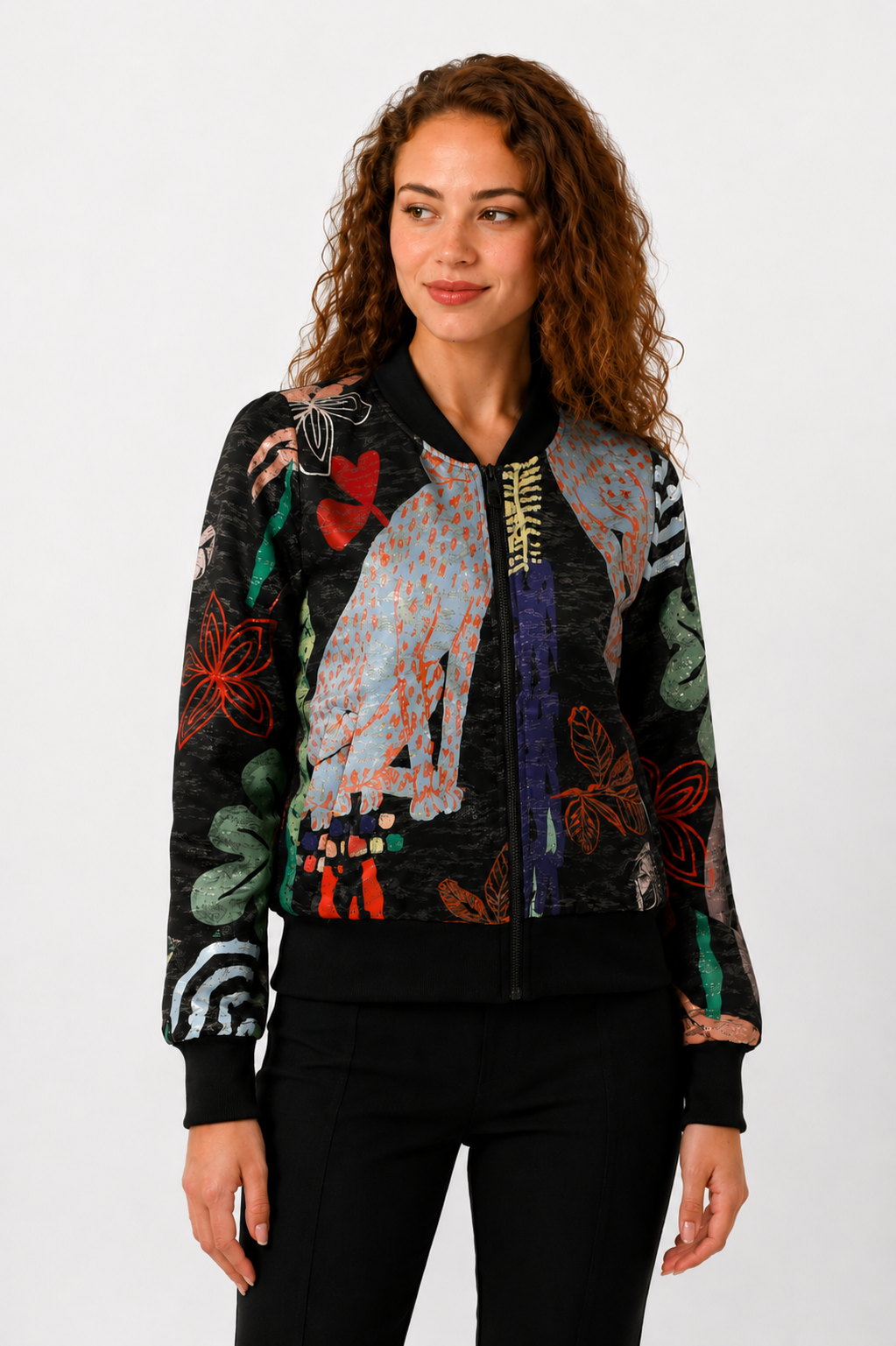 Chaqueta Bomber night negro