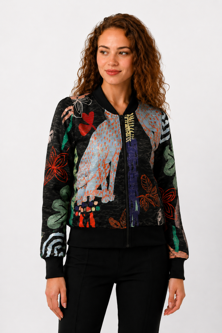 Chaqueta Bomber night negro