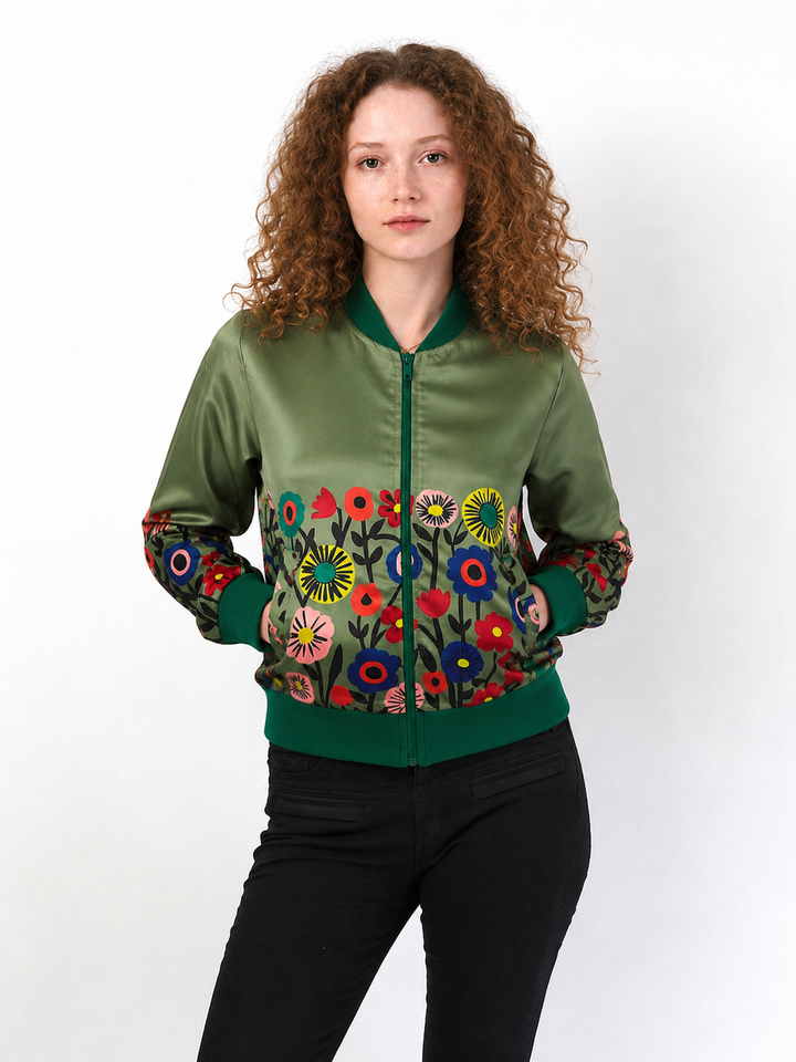 Chaqueta Bomber Sanastasia Verde