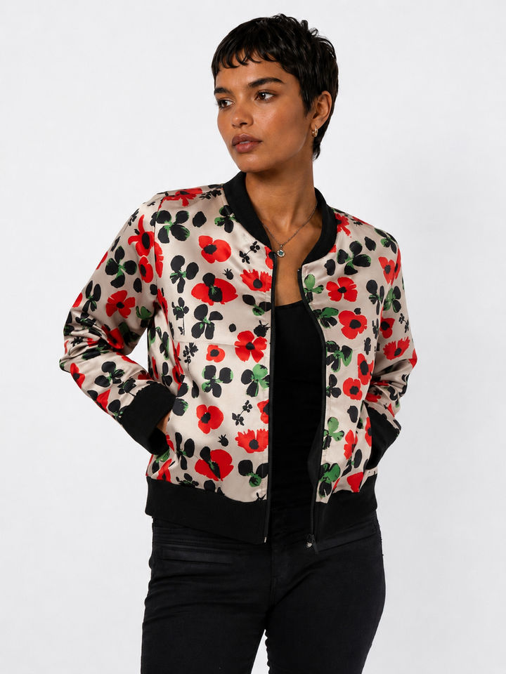 Chaqueta Bomber Sanastasia Beige
