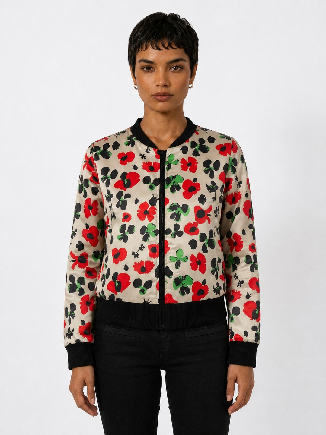 Chaqueta Bomber Sanastasia Beige