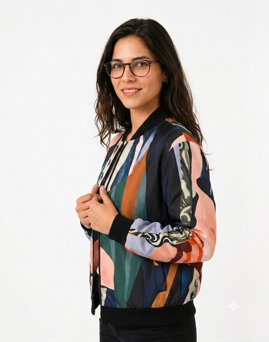 Chaqueta Bomber Sanastasia Collage