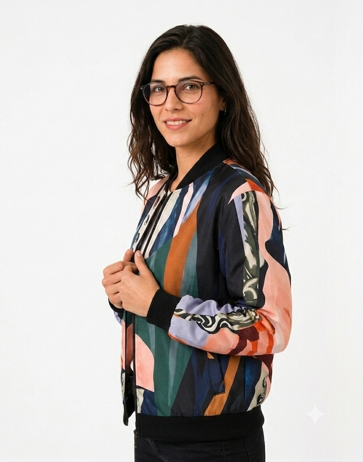 Chaqueta Bomber Sanastasia Collage