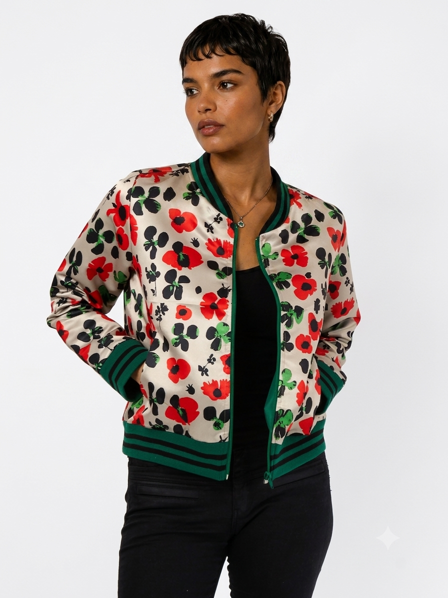 Chaqueta Bomber Sanastasia Beige