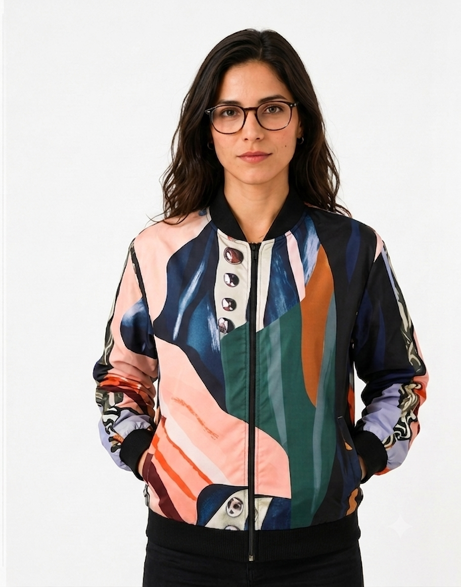 Chaqueta Bomber Sanastasia Collage