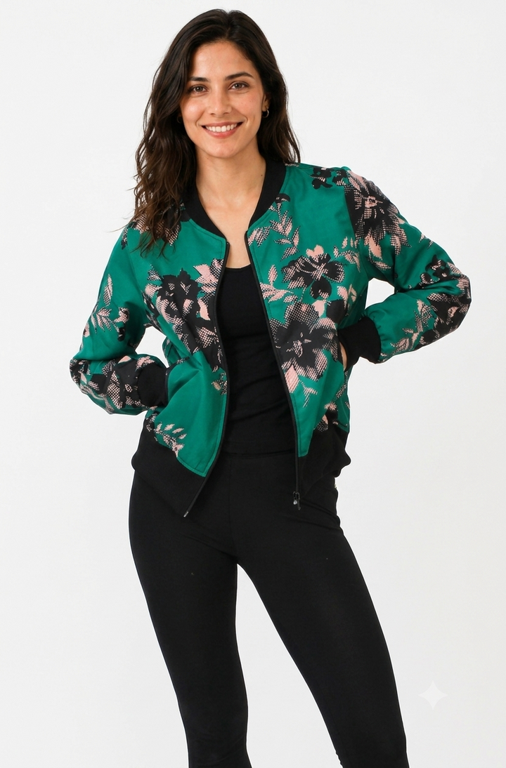 Chaqueta bomber Verde Rondalla