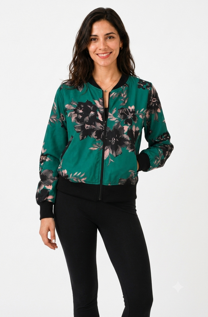 Chaqueta bomber Verde Rondalla