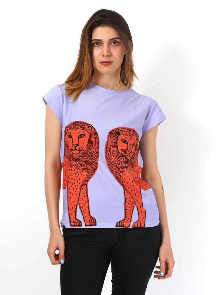 Polera de Jersey Sanastasia Leon Lavanda