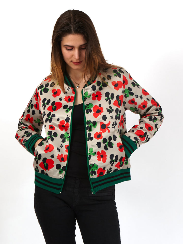 Chaqueta Bomber Sanastasia Beige