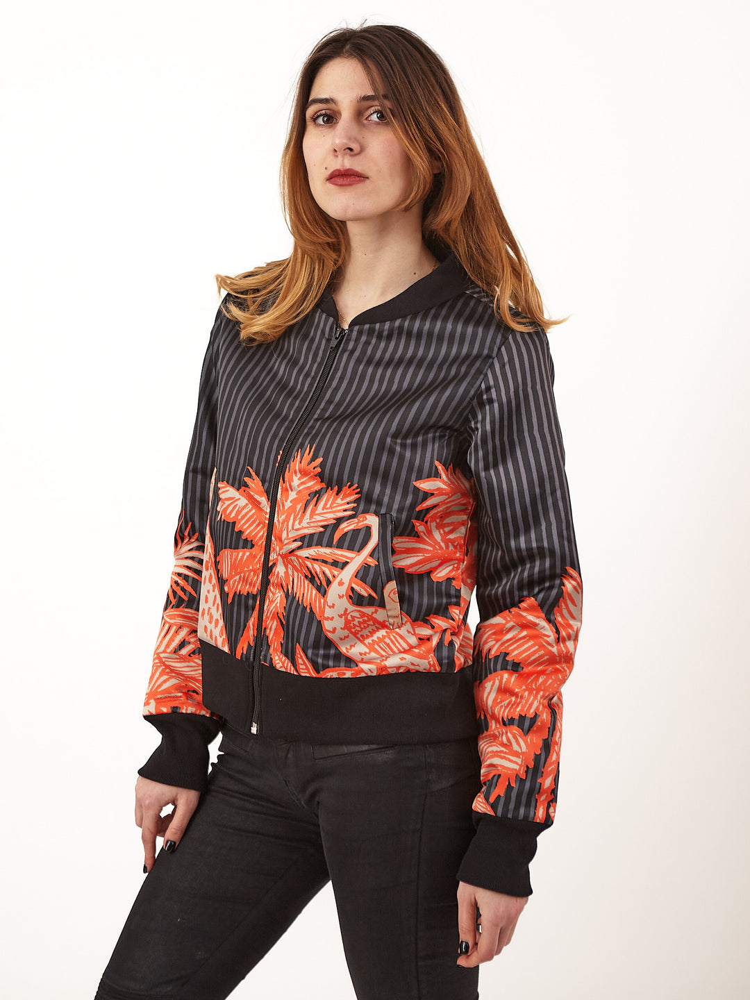 Chaqueta Bomber Jungla Negra
