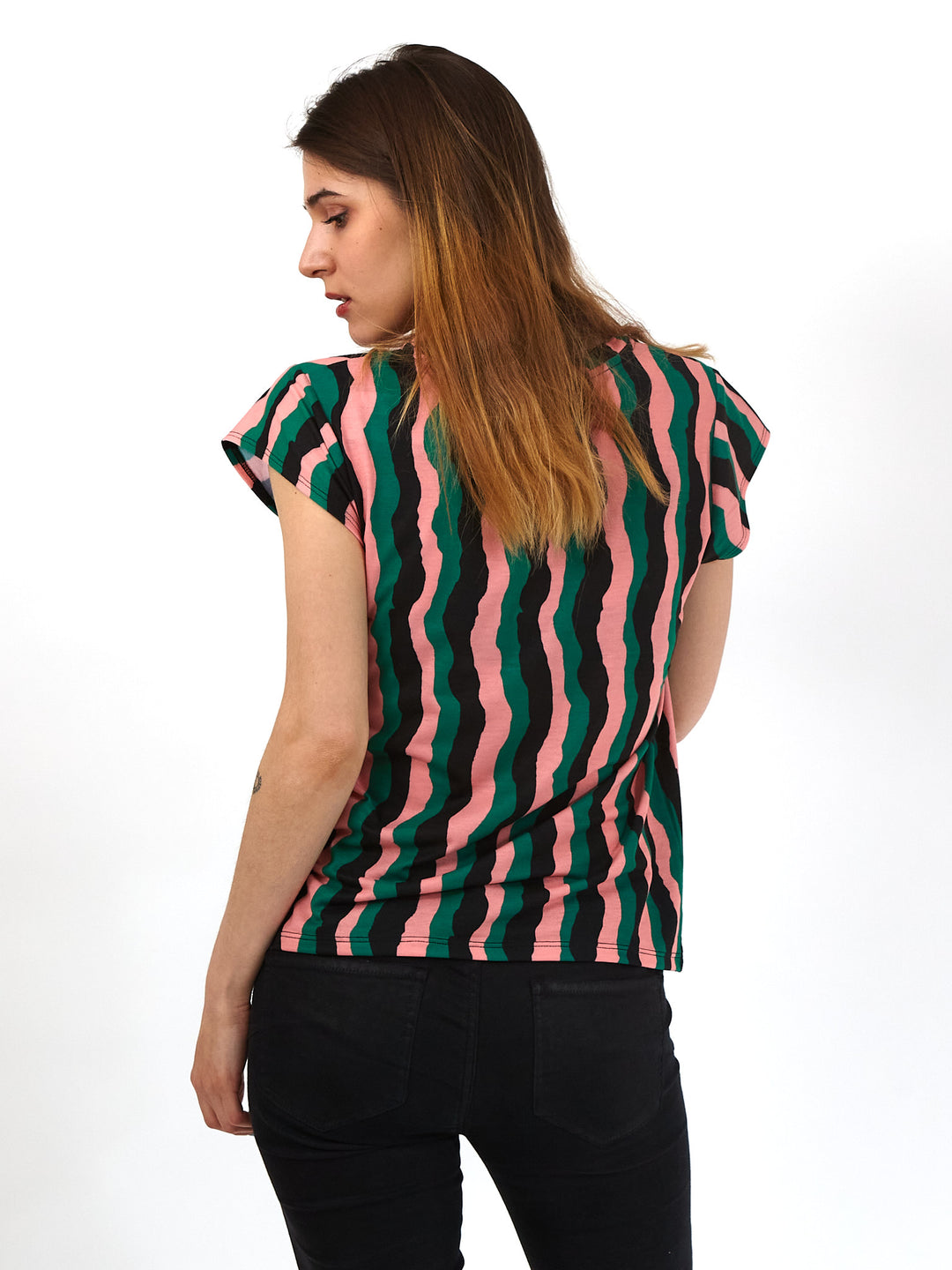 Polera de Jersey Sanastasia rallas