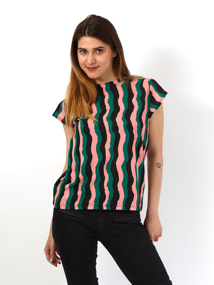 Polera de Jersey Sanastasia rallas