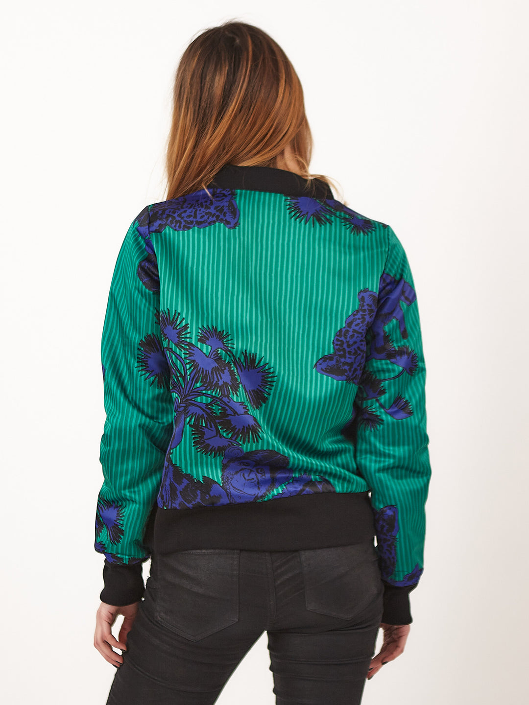 Chaqueta Bomber Jungla Verde