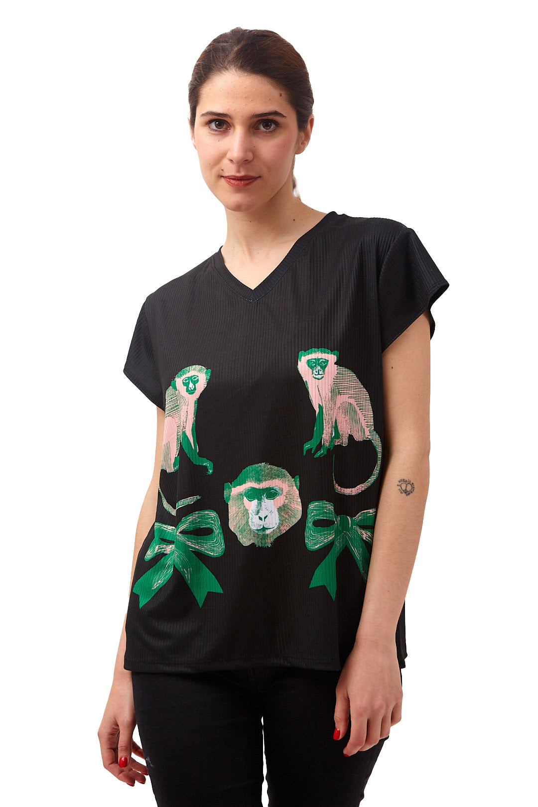 Polera Paraíso Negra