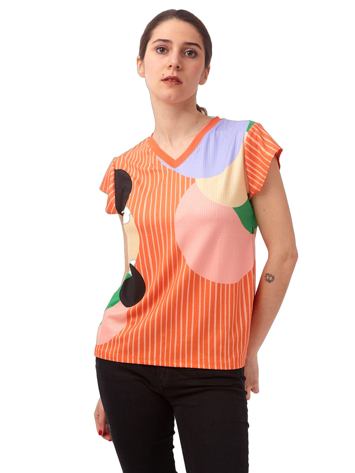 Polera Paraíso Orange