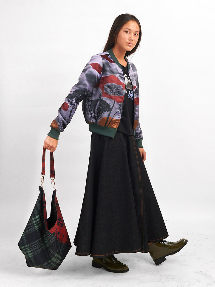 Bolso Origami Alba Tartan