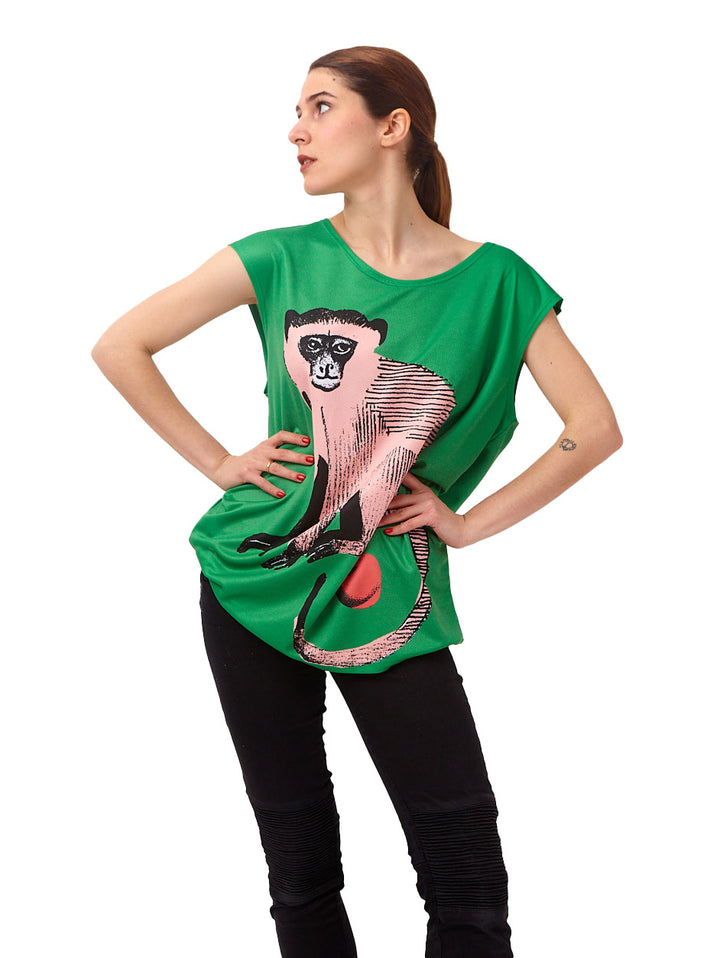 Polera Oversize Paraíso Verde