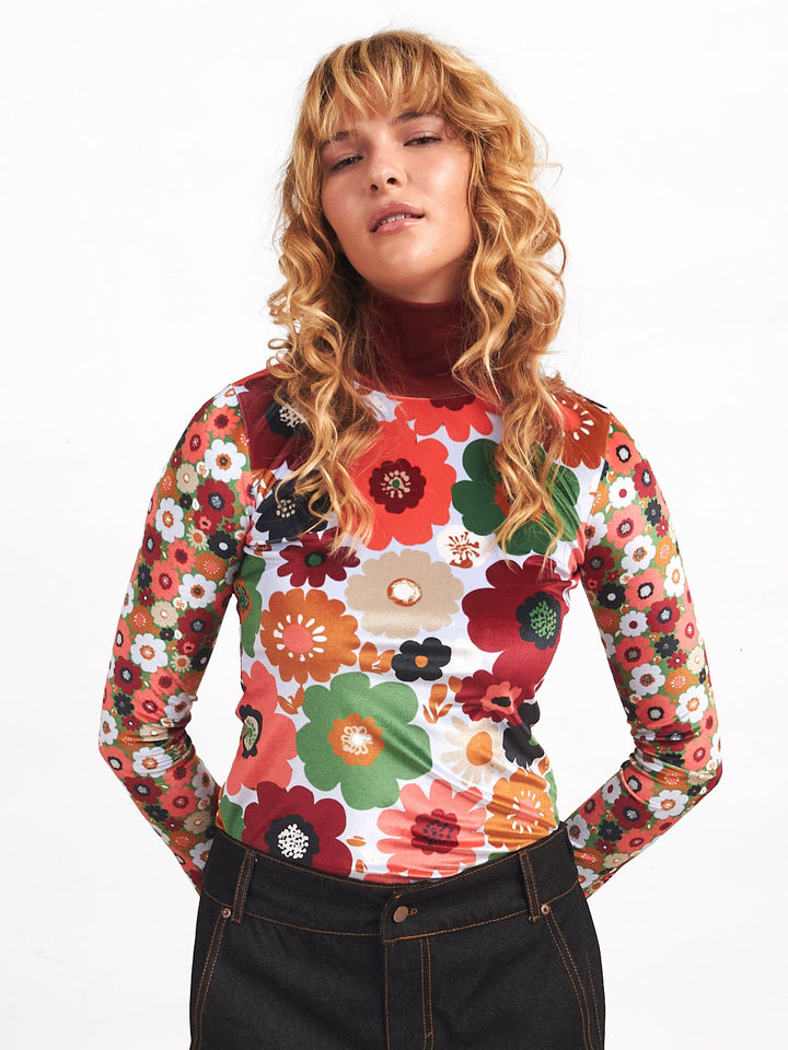 Girasol velvet T-shirt