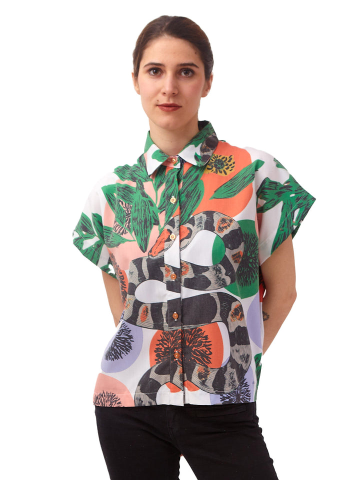 Blusa Serpiente Paraíso