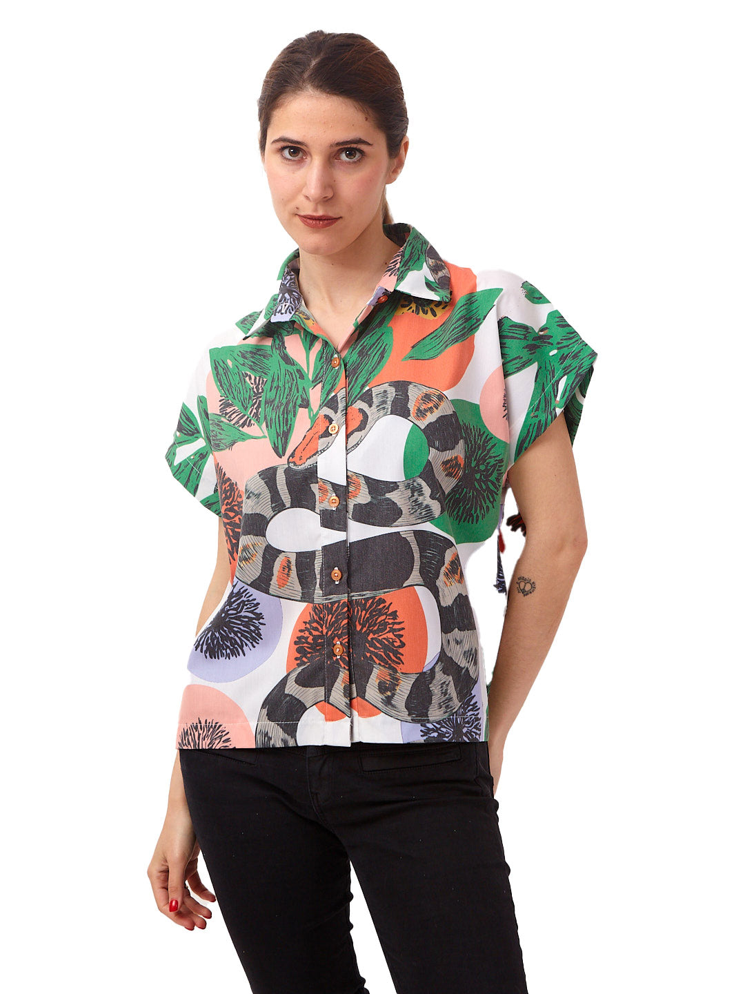 Blusa Serpiente Paraíso