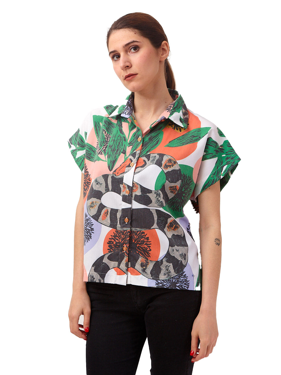 Blusa Serpiente Paraíso