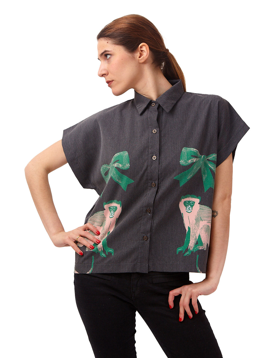 Blusa Negra Paraíso