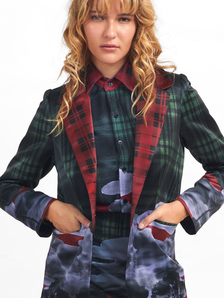 Blusa Alba Tartán